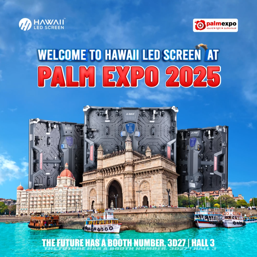 This May, don’t just witness innovation — walk into it. PALM EXPO 2025 Where sound shakes souls and visuals ignite imagination. Hawaii LED Screens invites you to witness a new era of Audio-Visual synergy.